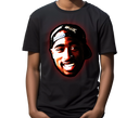 Youth 2Pac Black Retro Hip Hop Graphic Tee - Teen wearing All Eyez on Me 90s inspired rap shirt