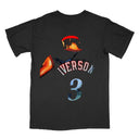 Allen Iverson The Answer Graphic Tee collection - NBA All-Star retro basketball t-shirts for men, women & youth - back