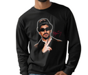 Puerto Rican Bunny Long Sleeve – Portrait Face Shirt, Urban Rabbit Streetwear, Latin Artist Style Merch, T-Shirts, Long Sleeves & Sweatshirts