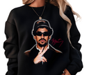 Reggaeton Bunny Super Bowl 2026 Crewneck – Solo Halftime Show Merch, Football & Reggaeton Shirt, Limited Edition Commemorative Tee, T-Shirts, Long Sleeves & Sweatshirts for Fans
