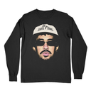 Reggaeton Bunny Long Sleeve – Vintage Music Shirt, Urban Rabbit Streetwear, Latin Dance Merch, T-Shirts, Long Sleeves & Sweatshirts for Fans