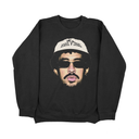 Reggaeton Bunny Crewneck – Vintage Music Shirt, Urban Rabbit Streetwear, Latin Dance Merch, T-Shirts, Long Sleeves & Sweatshirts for Fans