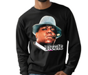 King of Brooklyn Long Sleeve – Vintage Crown Shirt, 90s Hip Hop Streetwear, East Coast Lyricist Merch, T-Shirts, Long Sleeves & Sweatshirts