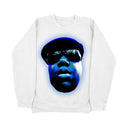Biggie Smalls Vintage White Rap Sweatshirt collection - Music icon apparel for hip hop fans