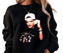 The Velvet Showman Crewneck – Retro Singer Portrait Shirt, Silk Vibe Streetwear, Funk Pop Artist Merch, T-Shirts, Long Sleeves & Sweatshirts