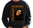Men's Bob Marley Legend Black Sweatshirt - Adult wearing retro reggae streetwear