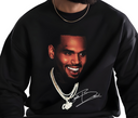 Chris Brown Breezy Era Crewneck - Vintage Tour Sweatshirt - Heavyweight R&B Merch - Unisex Fan Pullover