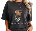 Team Breezy Chris Brown T-Shirt - Graphic Tee, R&B Fan Club Merch, Unisex Cotton Shirt, Music Lover Gift