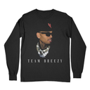 Team Breezy Long Sleeve Shirt - Chris Brown Merch, R&B Fan Wear, Unisex Graphic Top, Concert Layering Tee
