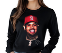 Chris Brown The Face of Breezy Long Sleeve - Vintage R&B Design - Breezy Tour Merch - Soft Layering Shirt - Fan Gift