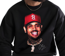 Chris Brown The Face of Breezy Crewneck - Vintage R&B Design - Cozy Pullover - Breezy Tour Merch - Fan Gift