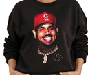 Chris Brown The Face of Breezy Crewneck - Vintage R&B Design - Cozy Pullover - Breezy Tour Merch - Fan Gift