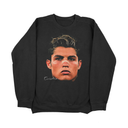 Young Cristiano Ronaldo CR7 Crewneck – Vintage Soccer Portrait, Football Legend Retro Shirt, GOAT Athlete Merch, T-Shirts, Long Sleeves & Sweatshirts for Fans