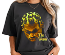 Women's Dennis Rodman The Worm Black Tee - Female wearing retro basketball streetwear
