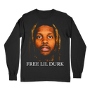 Free Lil Durk Mug Shot Long Sleeve collection - Rare drill hip hop streetwear for fans