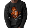 Man wearing Kanye YE West Long Sleeve - Minimalist Streetwear