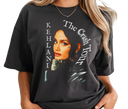 Woman styling Kehlani Tour Tee – Feminine R&B Hip-Hop Streetwear