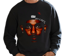 Man wearing Kendrick 90s Sweatshirt – Oversized Retro Rap Style