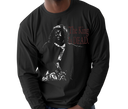 Man wearing Kendrick 'King is Dead' Long Sleeve – Conscious Rap Street Style