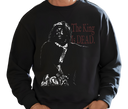 Man wearing Kendrick 'King is Dead' Sweatshirt – Oversized Rap Streetwear