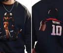 Man wearing Kobe Bryant Vintage Sweatshirt – Oversized NBA Throwback