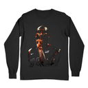 Kobe Bryant Vintage Black Long Sleeve – Rare NBA Basketball Streetwear - front of shirt veiw