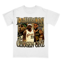 LeBron James 'The Chosen One' Vintage White Tee – 2002 SLAM Magazine Throwback
