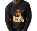 Man wearing Lil Wayne Carter III Long Sleeve – Throwback Rap Fit