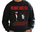 Man wearing Metro Boomin 'We Don’t Trust You' Sweatshirt – Oversized Producer Style