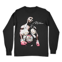 Mike Tyson 'Iron Mike' Black Long Sleeve – Knockout Retro Streetwear