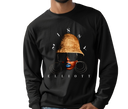Man wearing Missy Elliott Tour Black Long Sleeve – Retro Rap Performance Wear