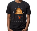 Teen wearing Missy Elliott Youth Tour Black Tee – Next Gen Hip-Hop Fan
