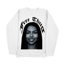 Mariah the Scientist 'Free Thug' White Long Sleeve – Vintage White R&B Hip-Hop Streetwear