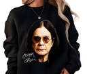 Ozzy Osbourne The Icon Crewneck - Vintage Portrait Sweatshirt - Signature Design - Heavy Metal Hoodie