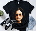 Ozzy Osbourne The Icon T-Shirt - Vintage Portrait & Signature Tee - Heavy Metal Graphic - Black Sabbath Concert Merch