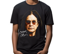 Ozzy Osbourne The Icon T-Shirt - Vintage Portrait & Signature Tee - Heavy Metal Graphic - Black Sabbath Concert Merch