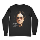 Ozzy Osbourne The Icon Long Sleeve - Vintage Portrait Pullover - Signature Design - Heavy Metal Crewneck