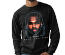 Pop Smoke Meet The Woo Long Sleeve - Rapper Portrait Pullover - Abstract Art Design - Brooklyn Drill Music Apparel - Unisex Hip Hop Crewneck