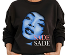 Women's Sade Adu 90s Sweatshirt - Female wearing elegant R&B singer streetwear