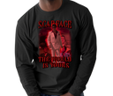 Scarface The World Is Yours Long Sleeve T-Shirt – Vintage Gangster Movie Shirt, Retro Streetwear for Film Fans