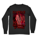 Scarface The World Is Yours Long Sleeve T-Shirt – Vintage Gangster Movie Shirt, Retro Streetwear for Film Fans