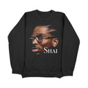 Shai Gilgeous-Alexander MVP Crewneck – Basketball Superstar Graphic Tee, Vintage Jersey Style Streetwear, Player Portrait Merch, T-Shirts, Long Sleeves & Sweatshirts