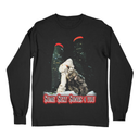 Drake & PARTYNEXTDOOR SSS4U Tour long sleeve front with faded OVO Sound graphics and distressed vintage text on cotton blend