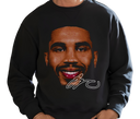 Man wearing Jayson Tatum Celtics Sweatshirt - Game Day Streetwear