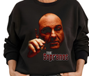 Women's Sopranos Sweatshirt – Female wearing Tony Soprano quote TV show hoodie – Fitted mobster fan wear