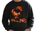 Men's Usher Vintage Sweatshirt - Adult wearing premium R&B legend loungewear