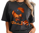 Women's Usher Vintage Tee - Female wearing retro R&B Y2K streetwear