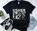 Usher Past Present Future Black Tee product - Vintage R&B tour collectible design