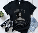 Whitney Houston 90s Tee product - Vintage oversized pop icon design