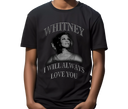 Youth Whitney Houston 90s Tee - Young music fan wearing retro pop tribute shirt